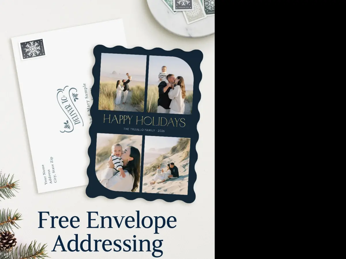 Wavy Christmas Cards