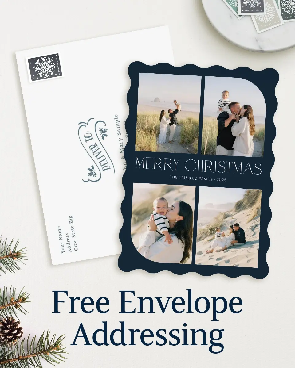 Wavy Christmas Cards