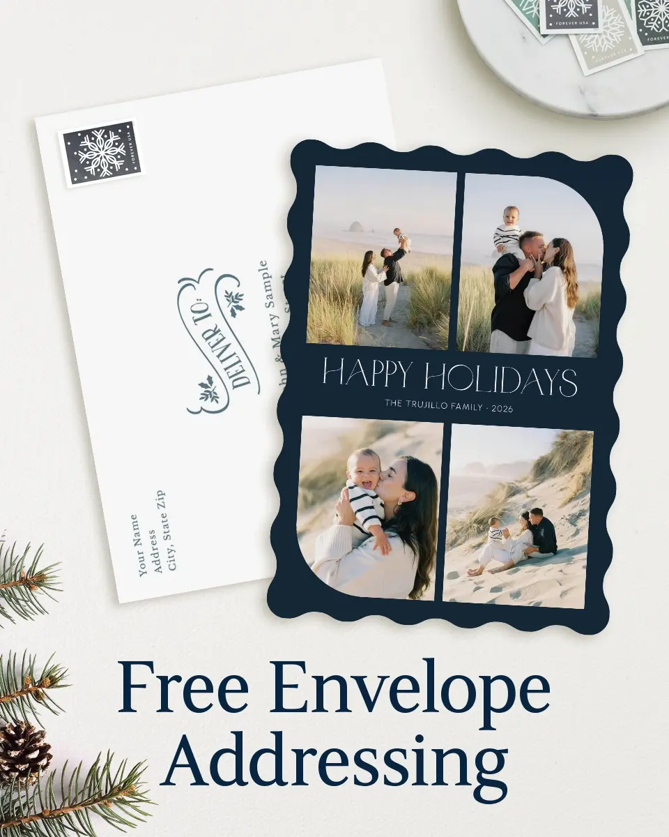 Wavy Christmas Cards