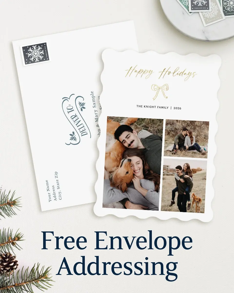 Wavy Christmas Cards