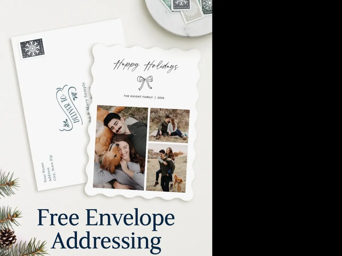 Wavy Christmas Cards