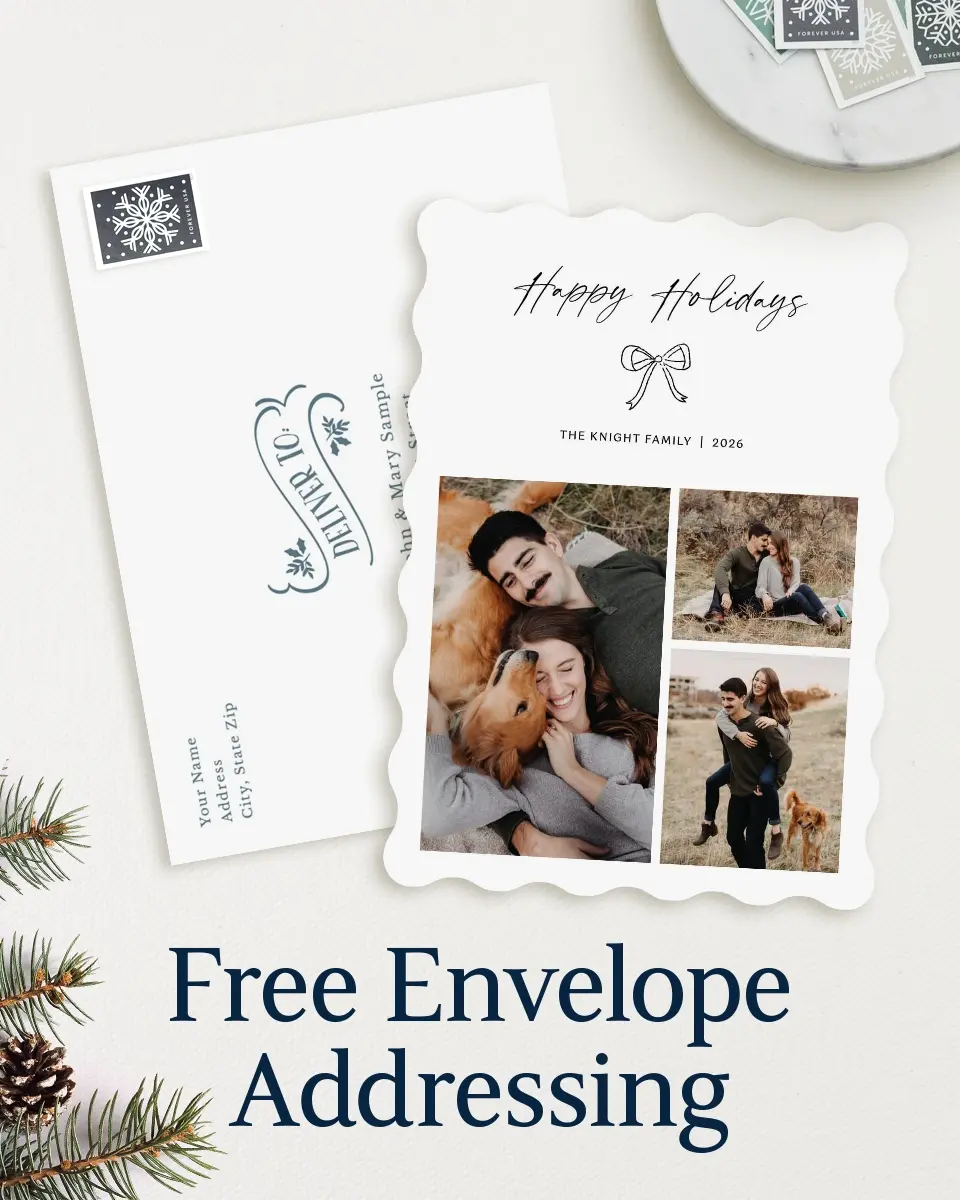 Wavy Christmas Cards