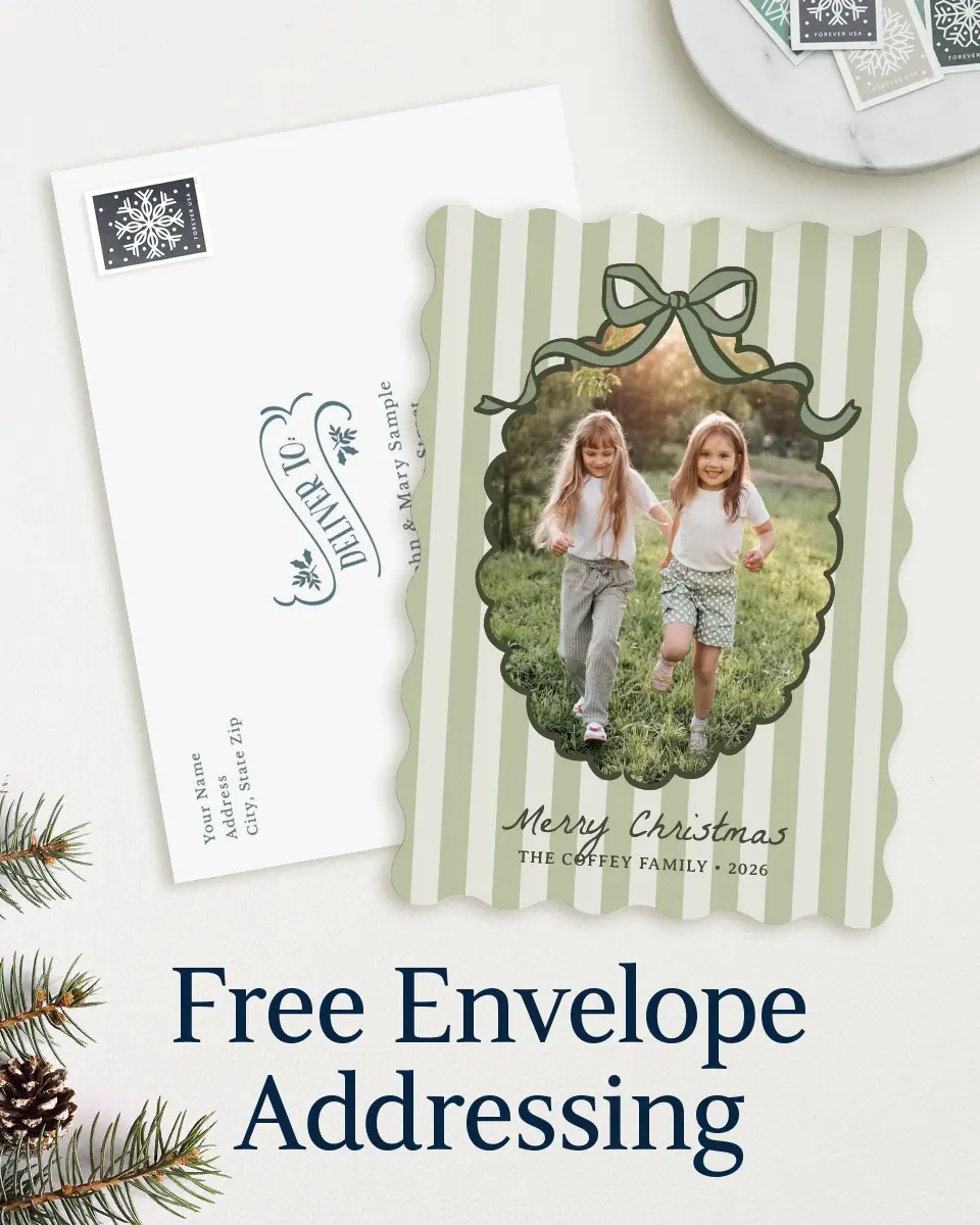 Wavy Christmas Cards
