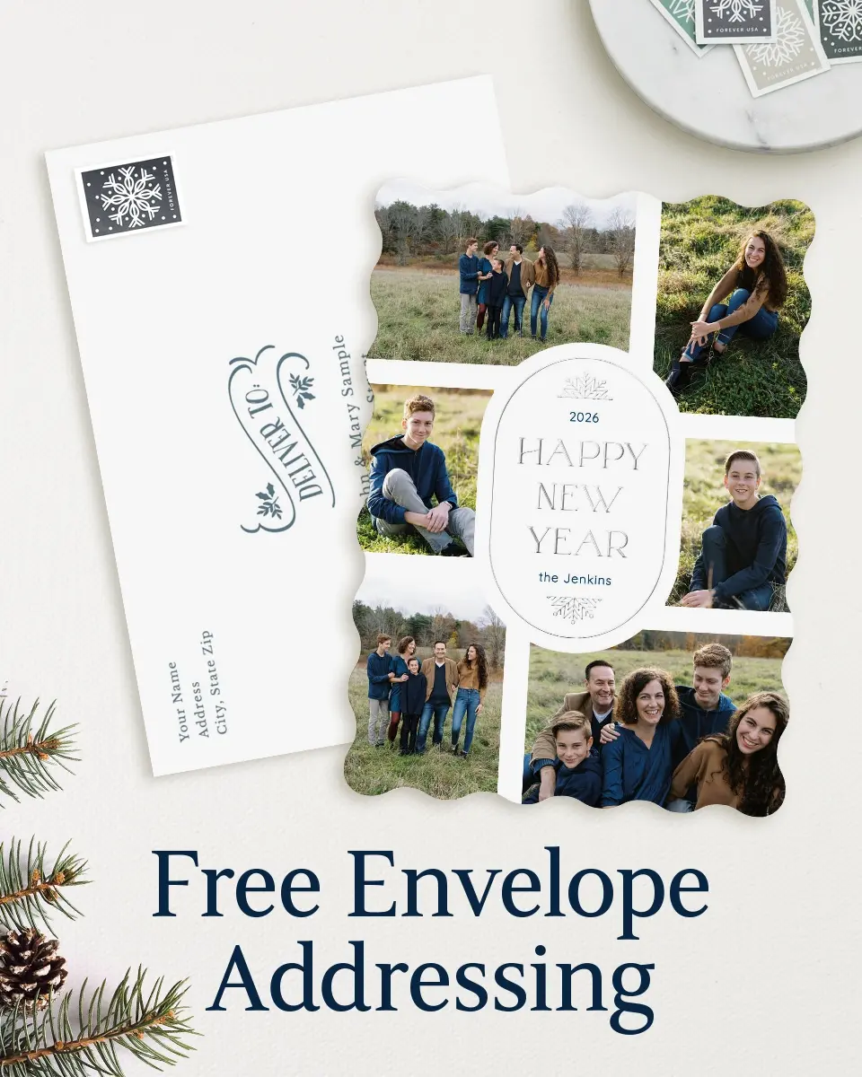 Wavy Christmas Cards