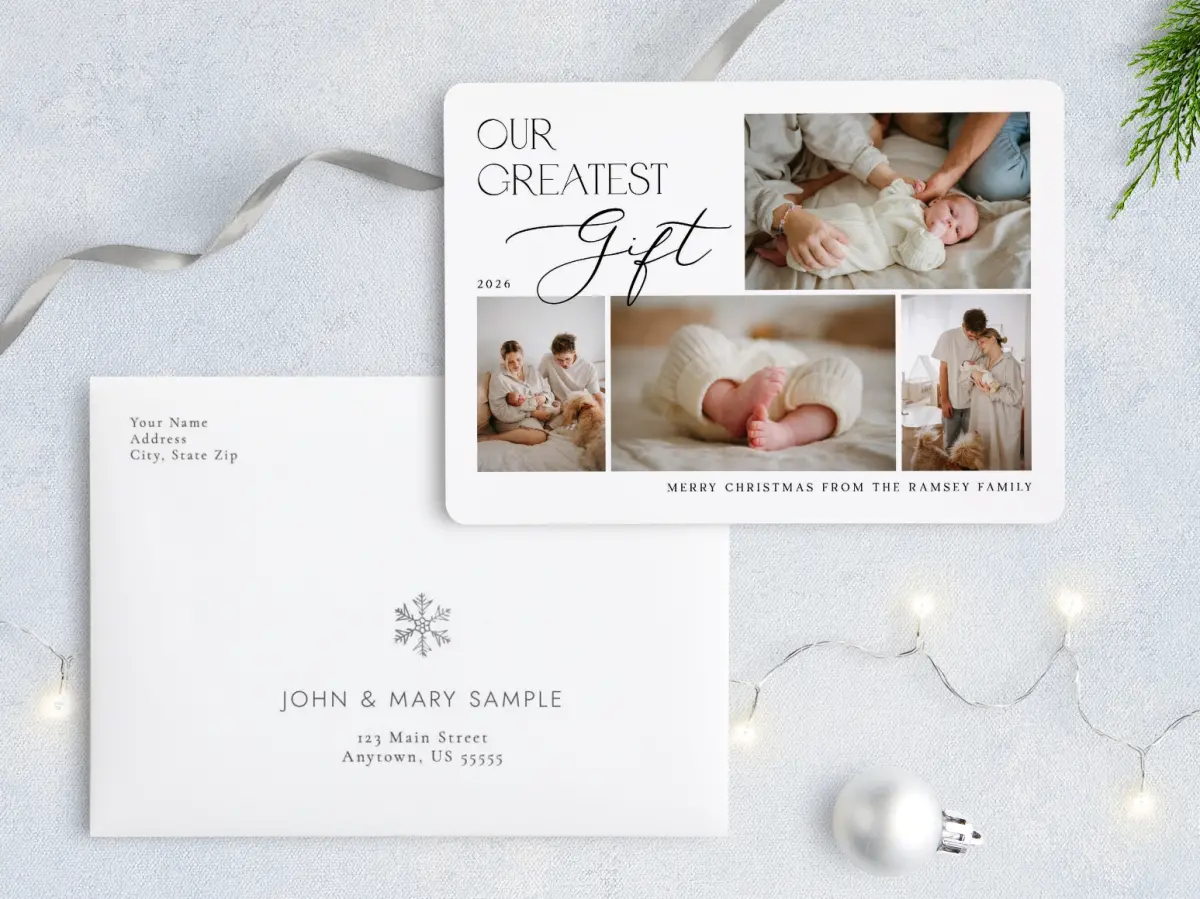Front with Envelope Design
