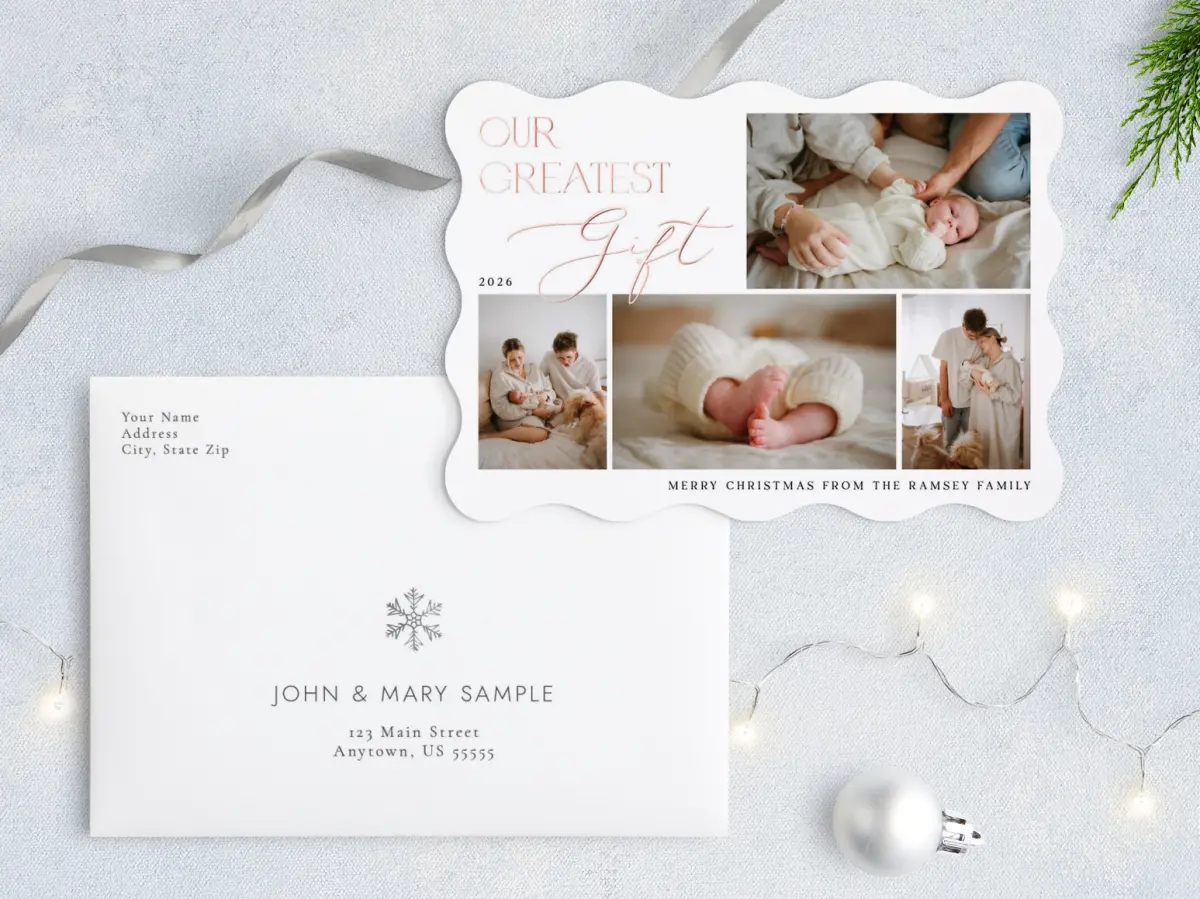 Front with Envelope Design