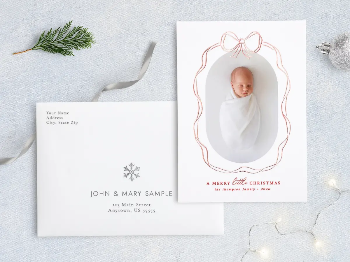 Front with Envelope Design