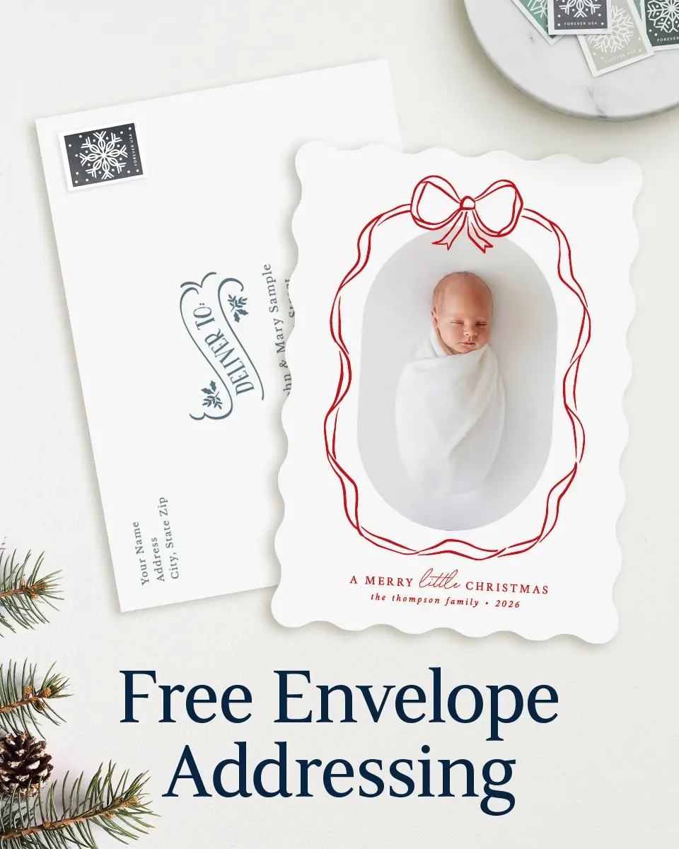 Wavy Christmas Cards