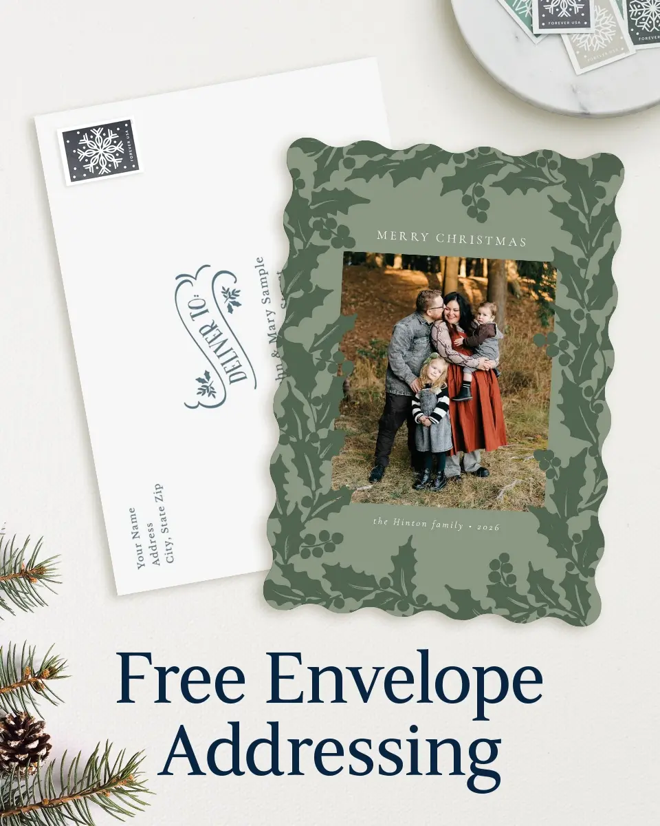 Wavy Christmas Cards