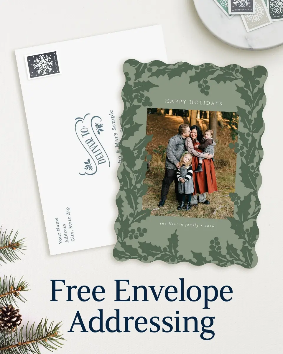 Wavy Christmas Cards