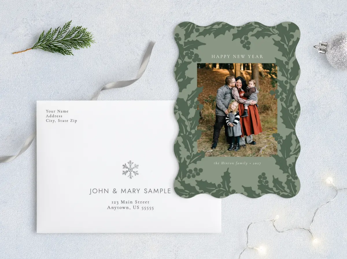 Front with Envelope Design