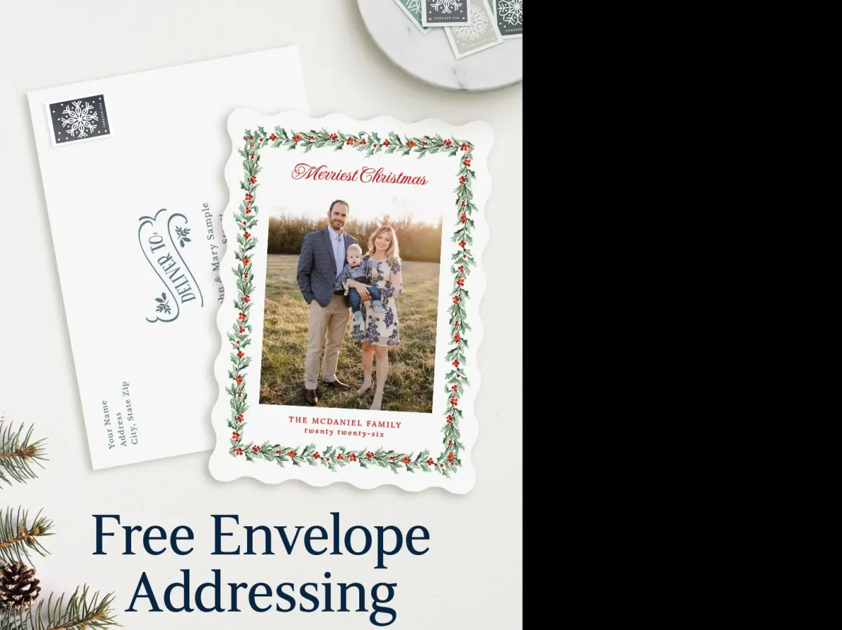 Wavy Christmas Cards
