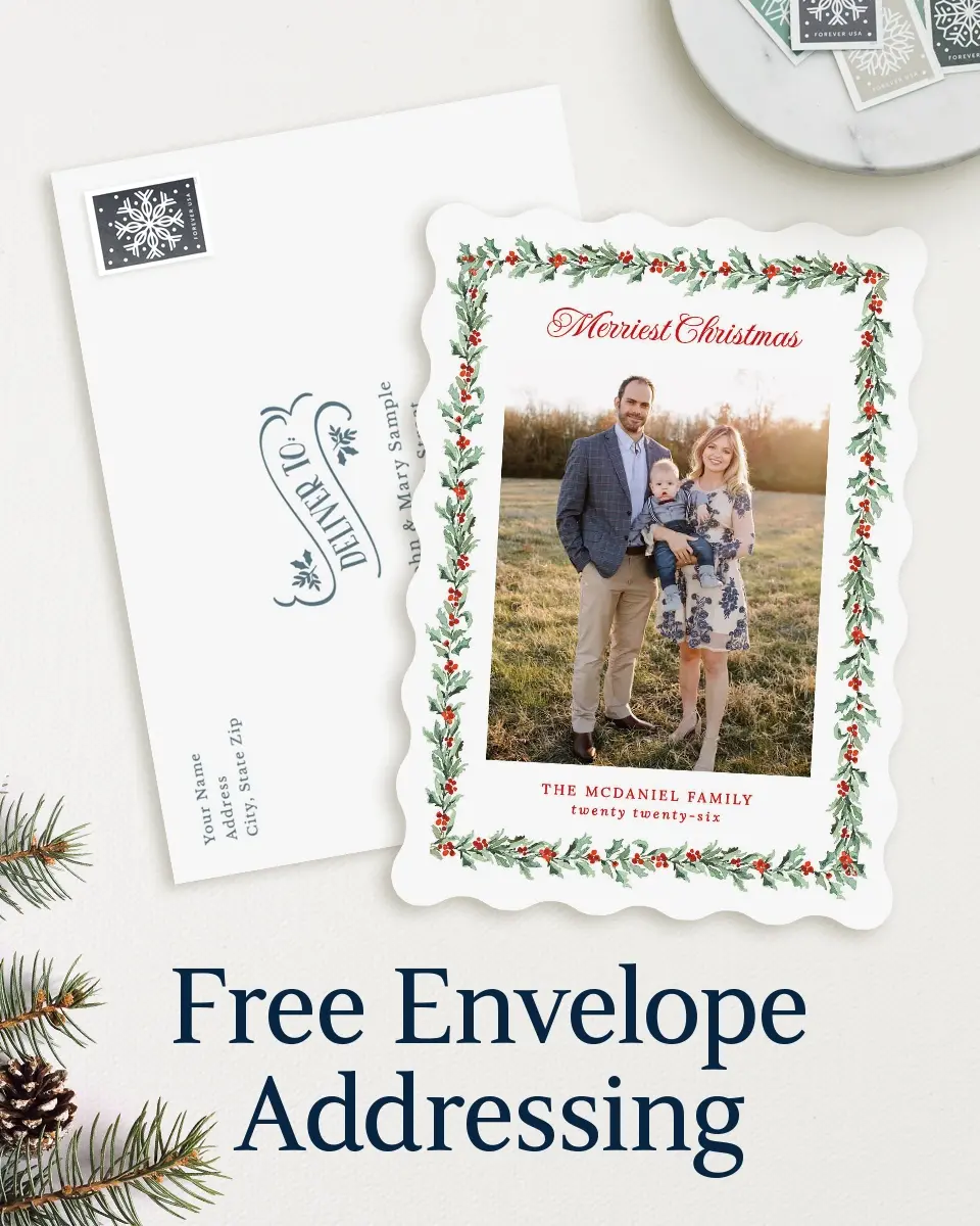 Wavy Christmas Cards