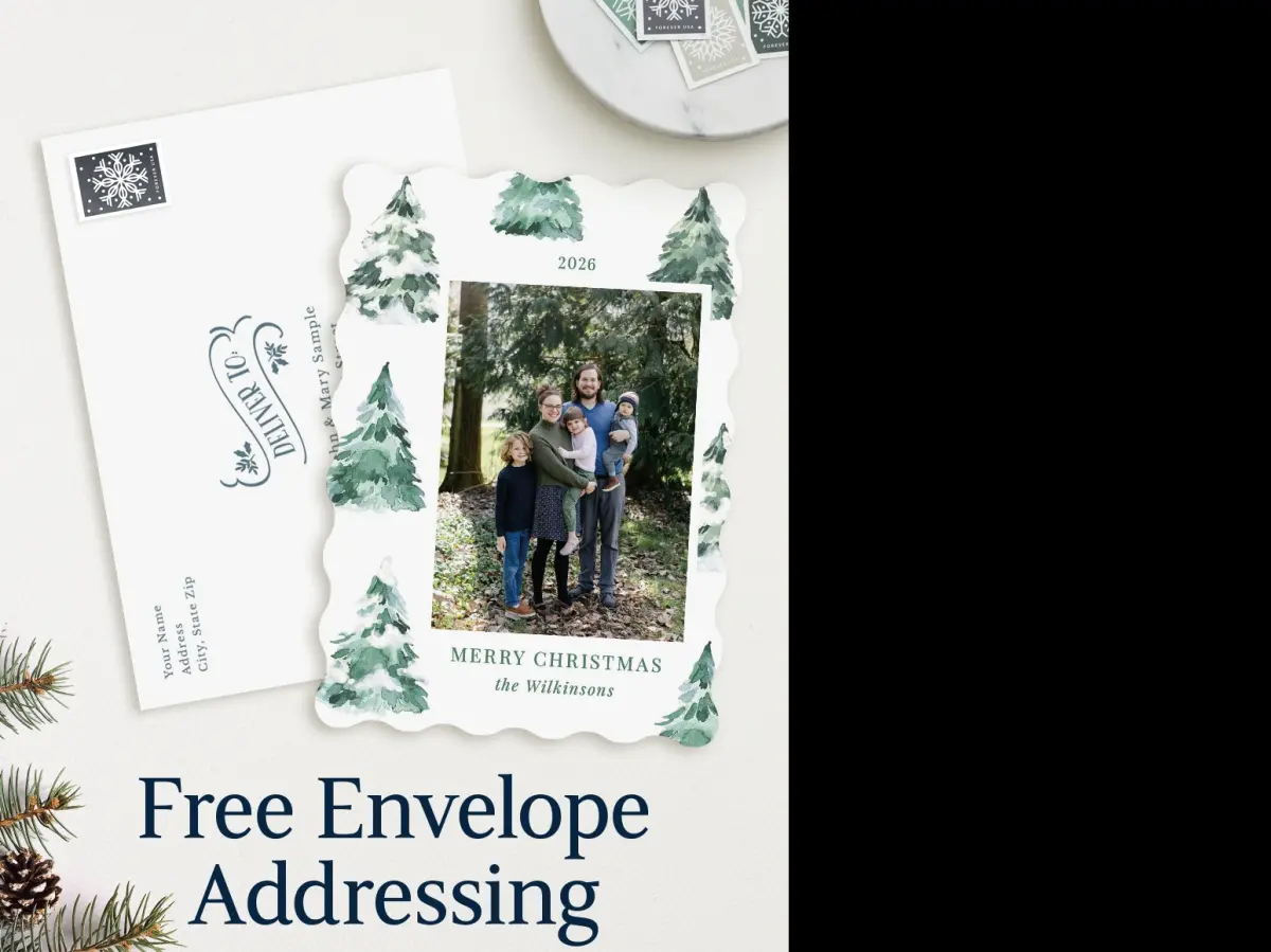 Wavy Christmas Cards