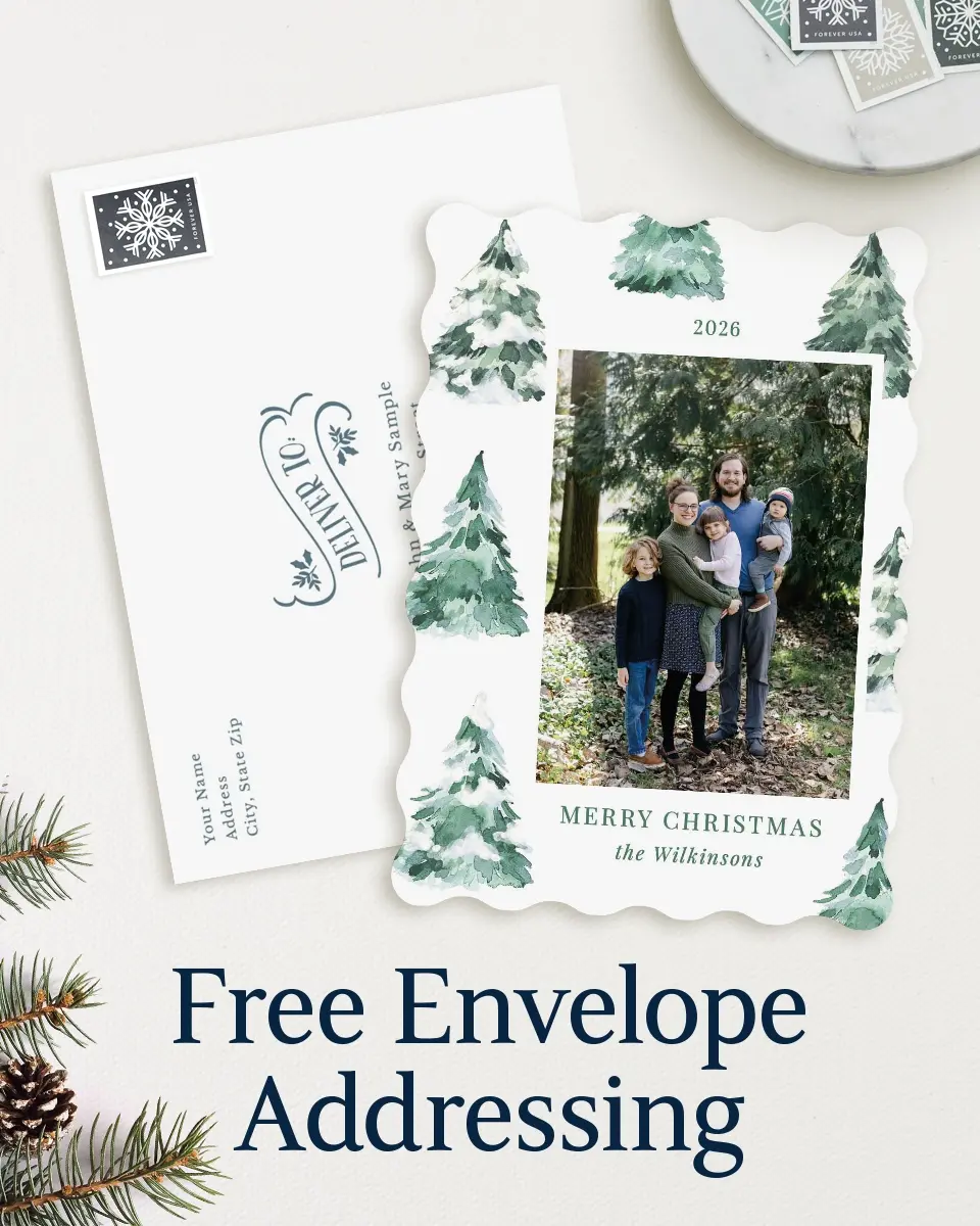 Wavy Christmas Cards