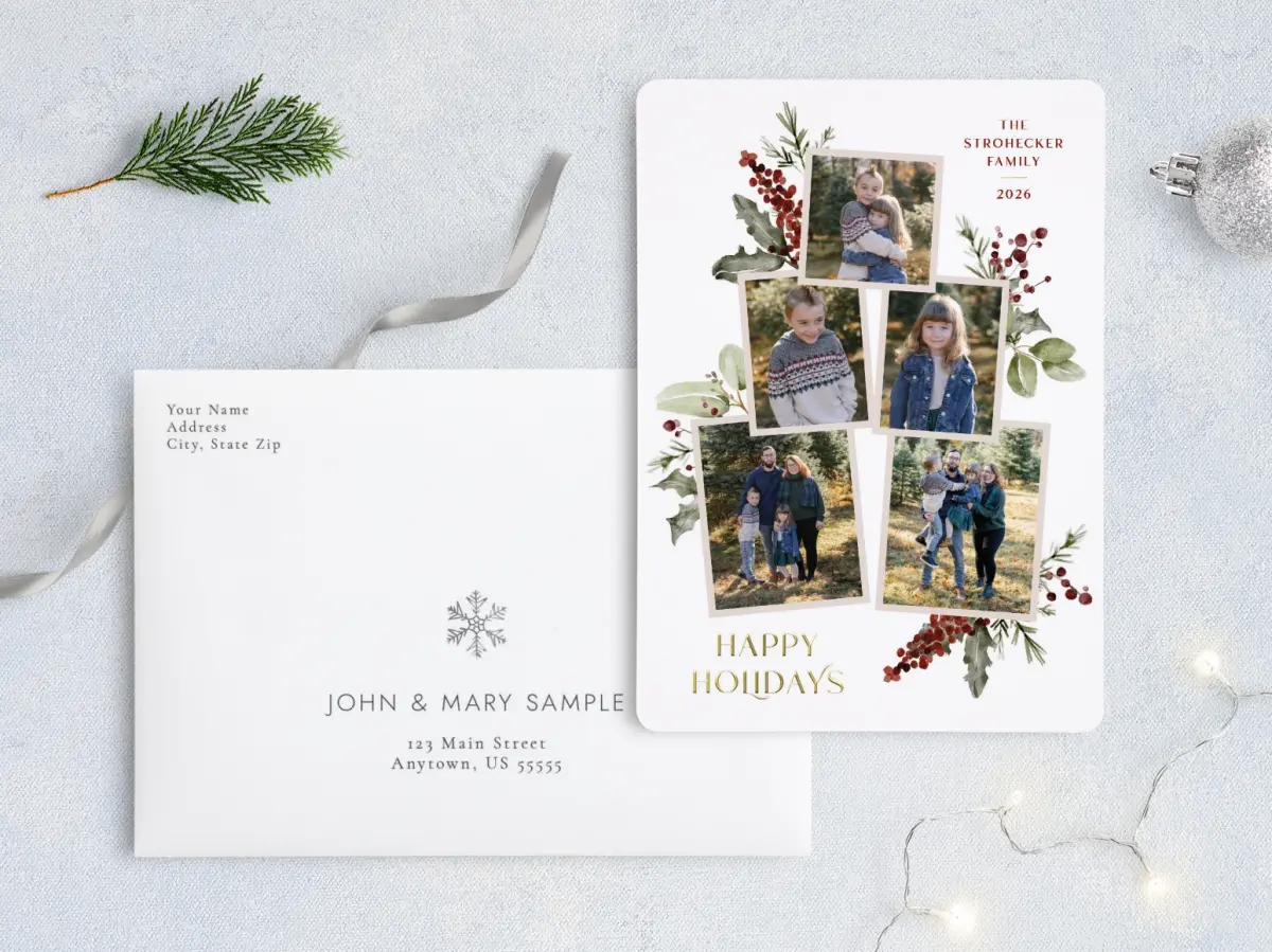 Front with Envelope Design