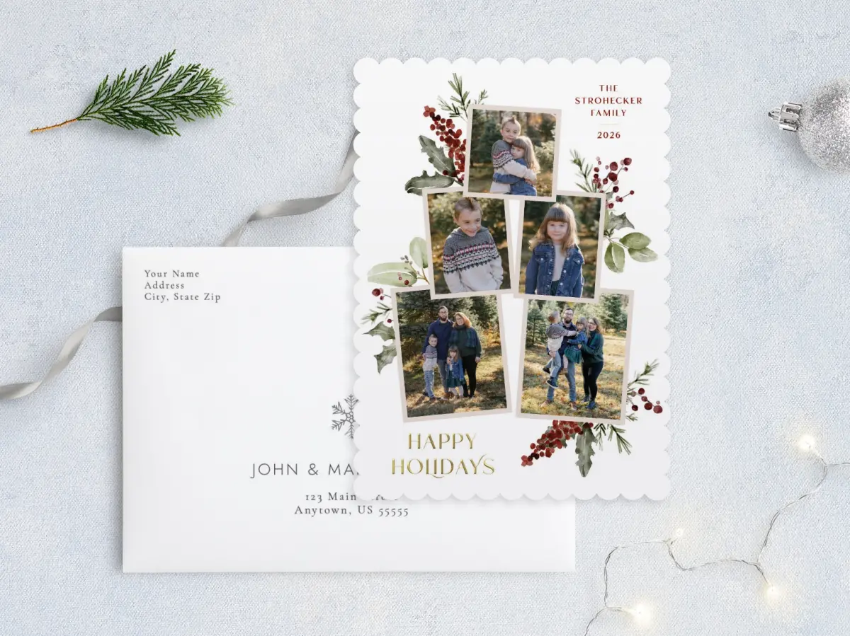 Front with Envelope Design