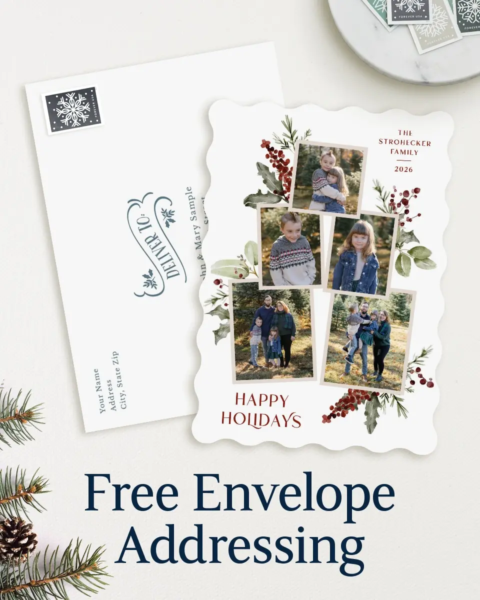 Wavy Christmas Cards