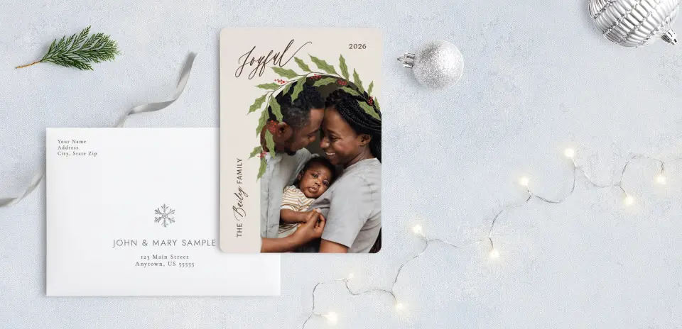 Front with Envelope Design