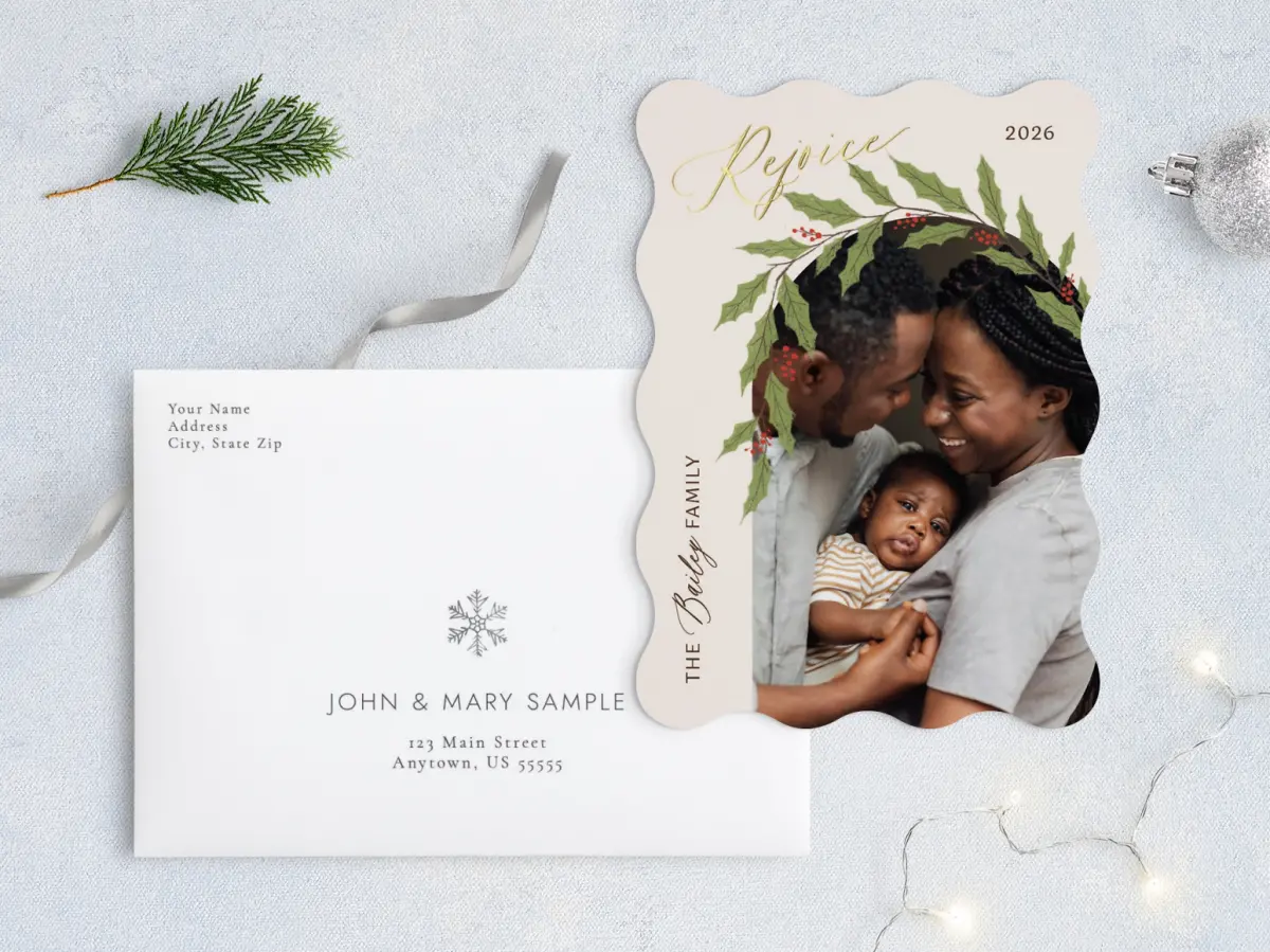 Front with Envelope Design