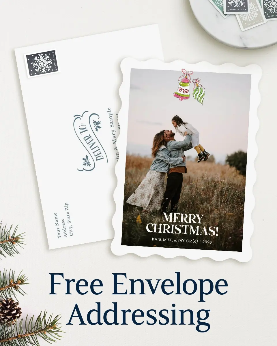 Wavy Christmas Cards