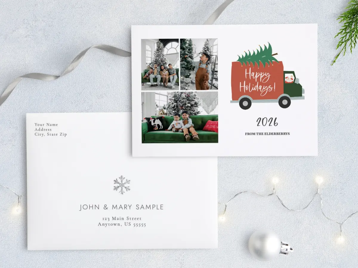 Front with Envelope Design
