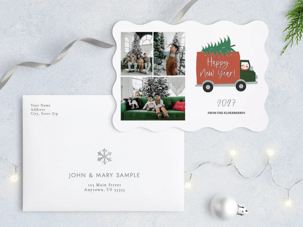 Front with Envelope Design