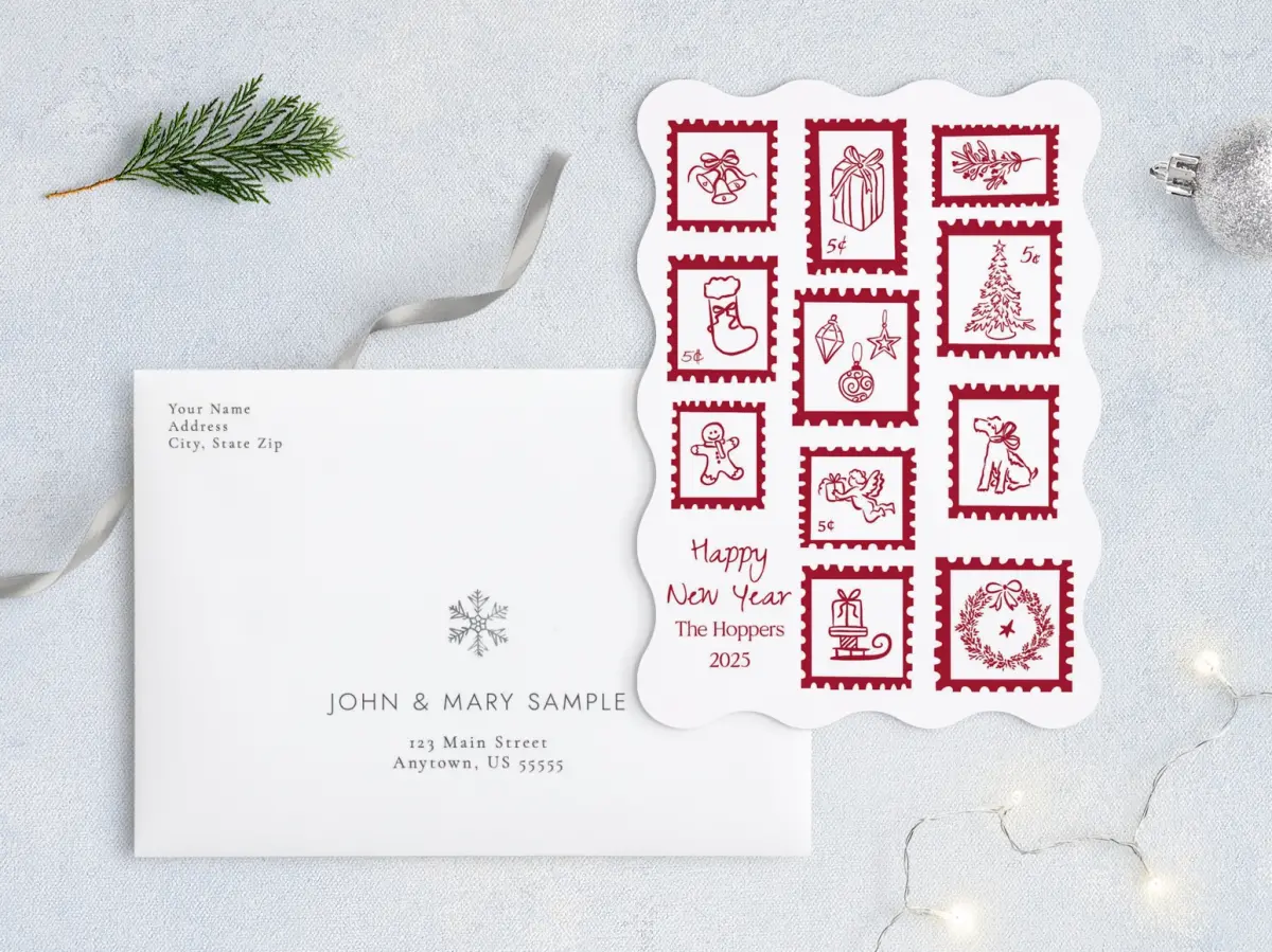Front with Envelope Design