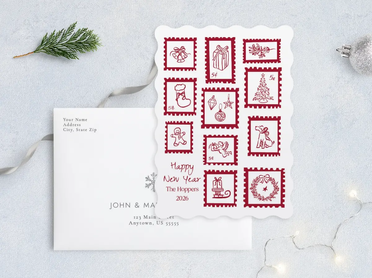 Front with Envelope Design