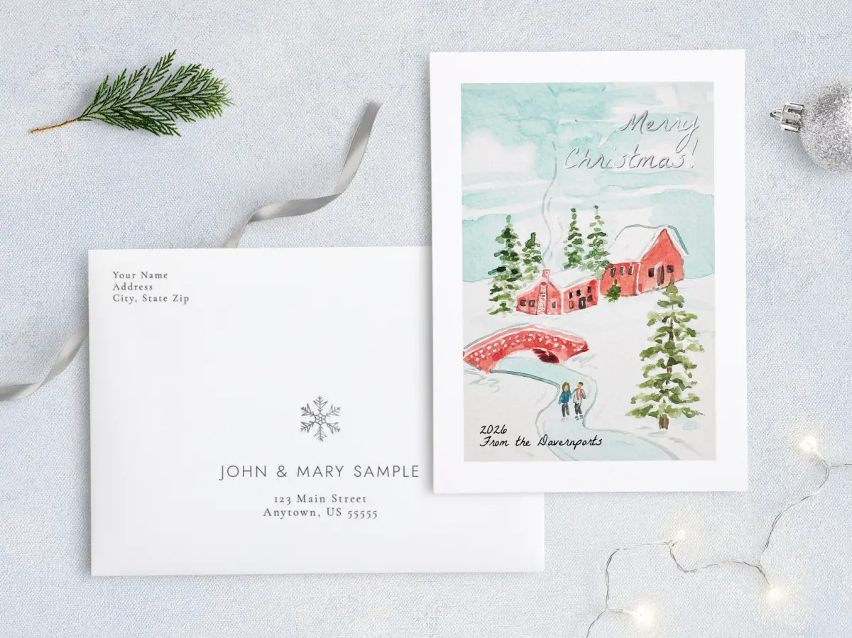 Front with Envelope Design