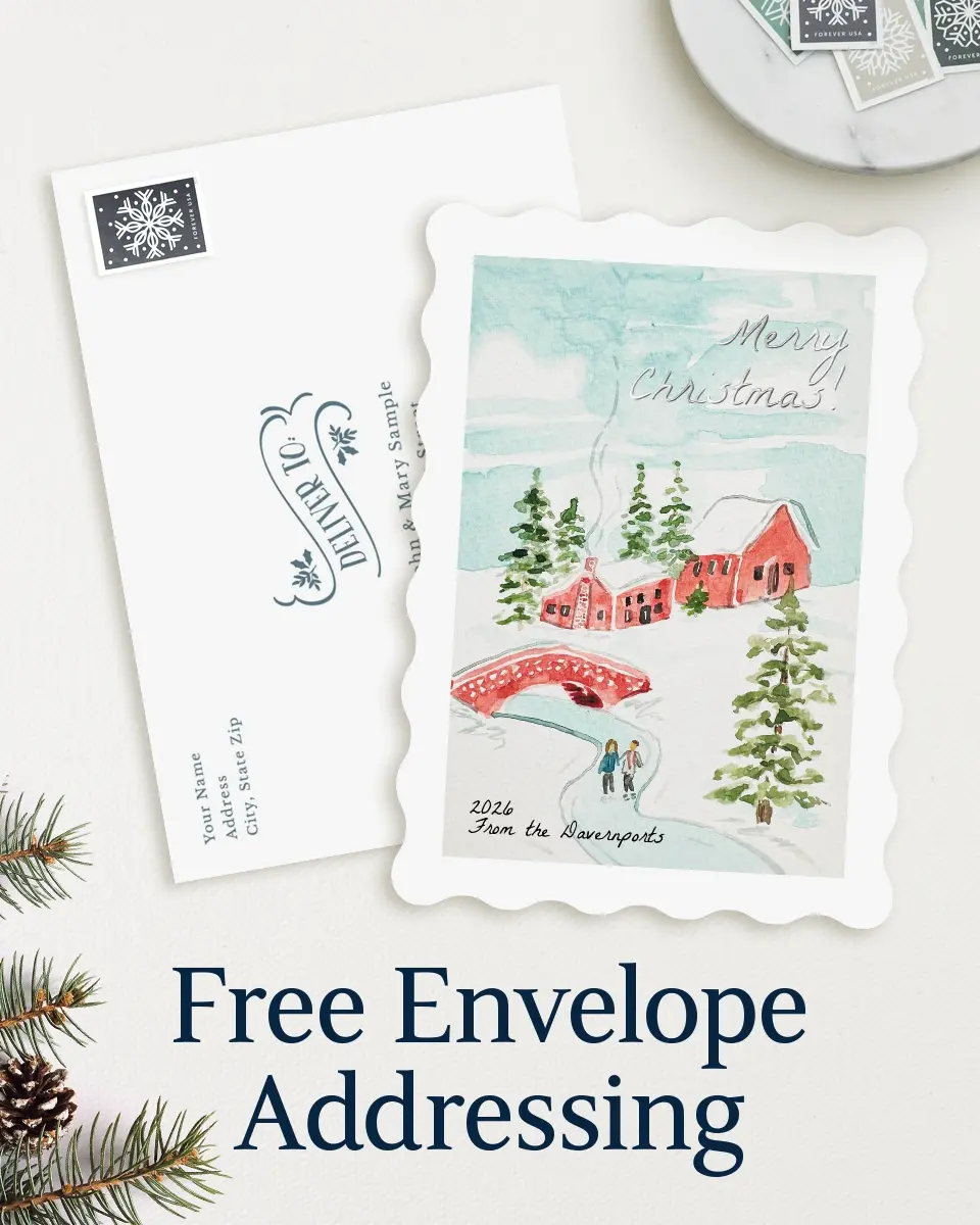 Wavy Christmas Cards