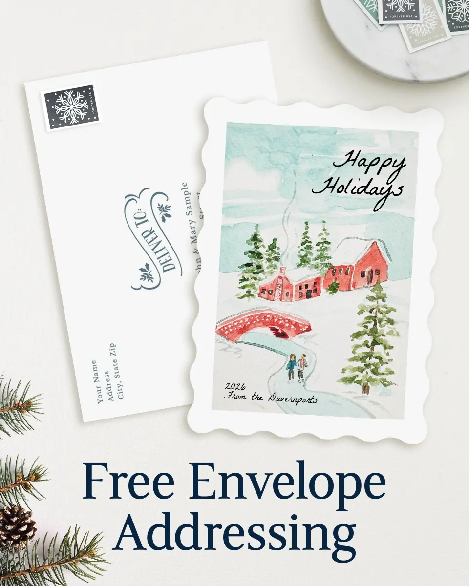 Wavy Christmas Cards