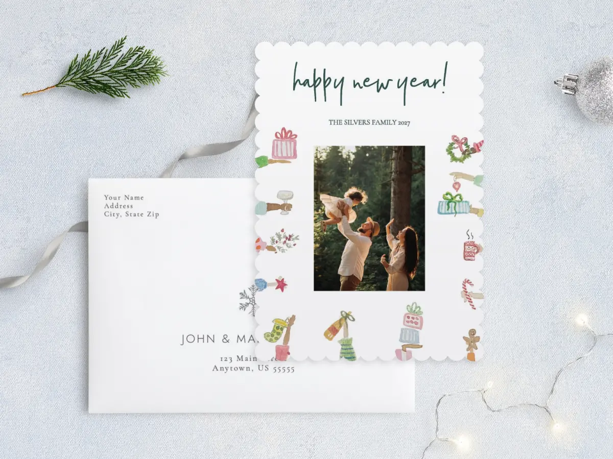 Front with Envelope Design