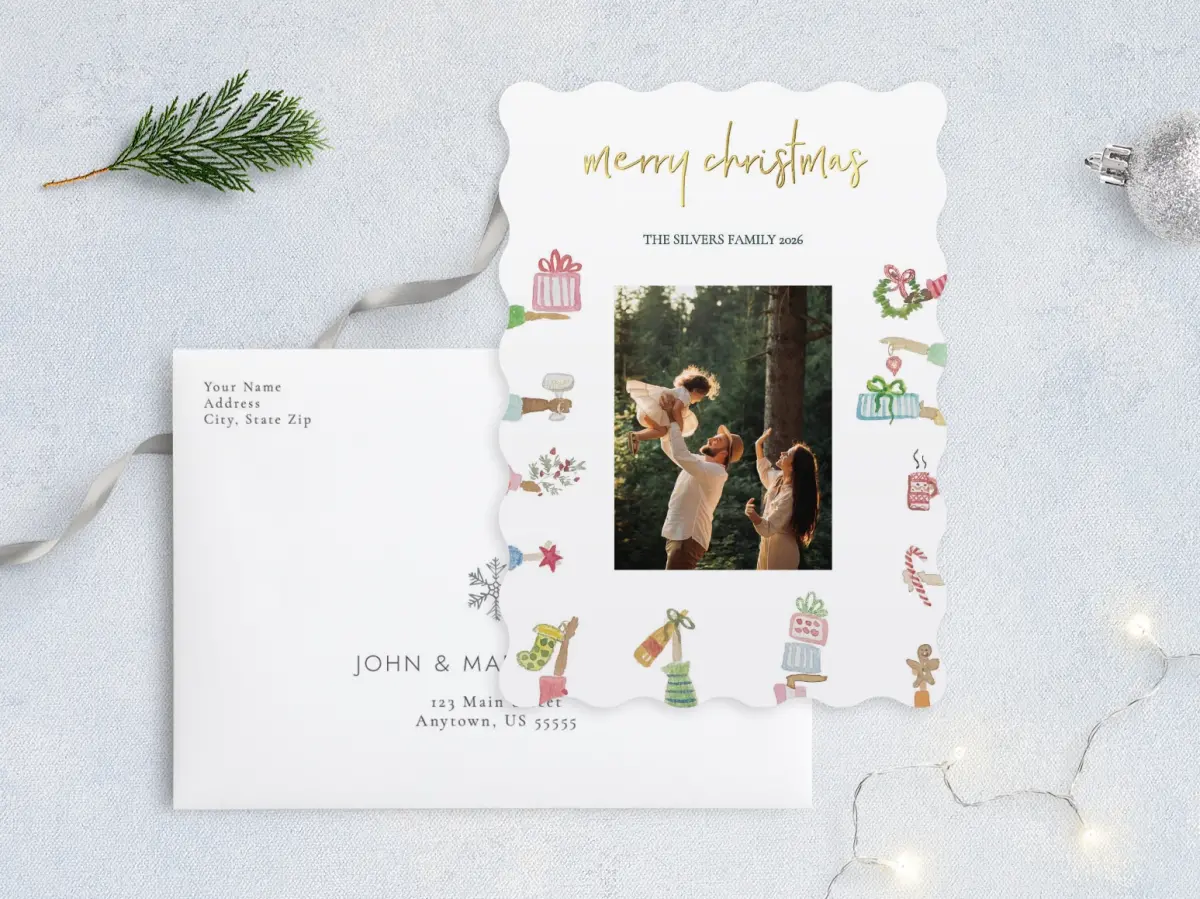 Front with Envelope Design