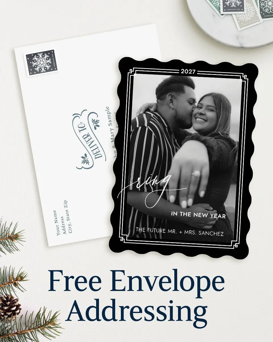 Wavy Christmas Cards