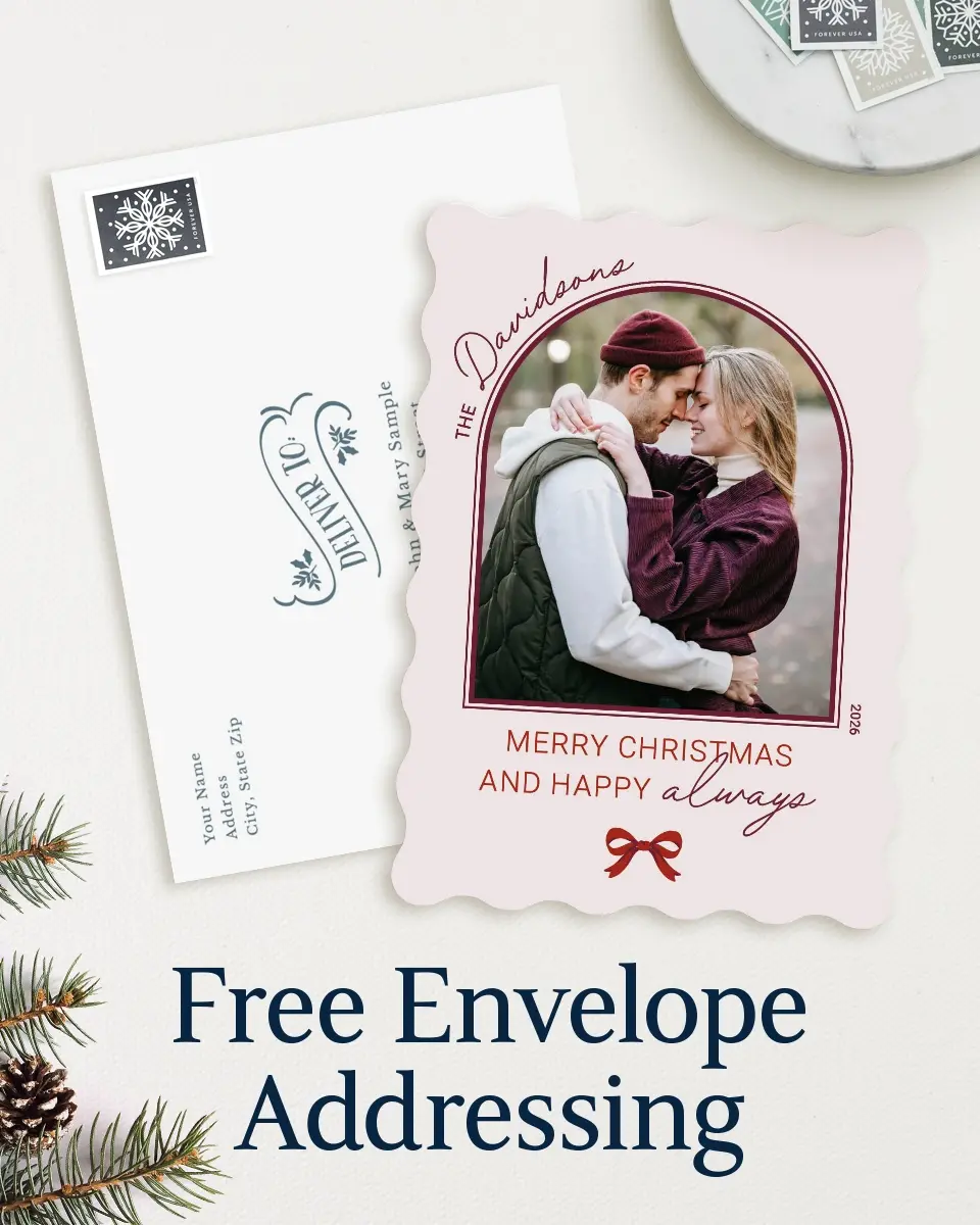 Wavy Christmas Cards