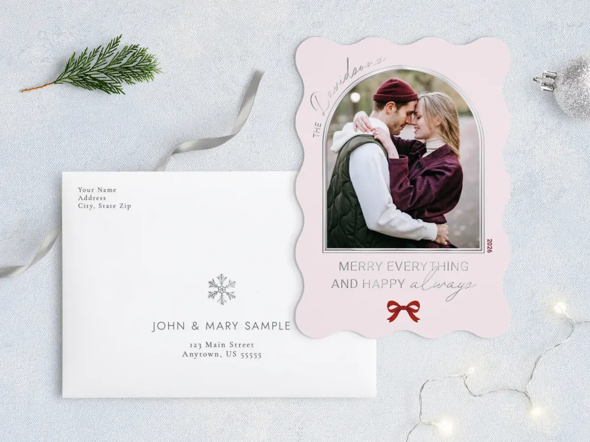 Front with Envelope Design
