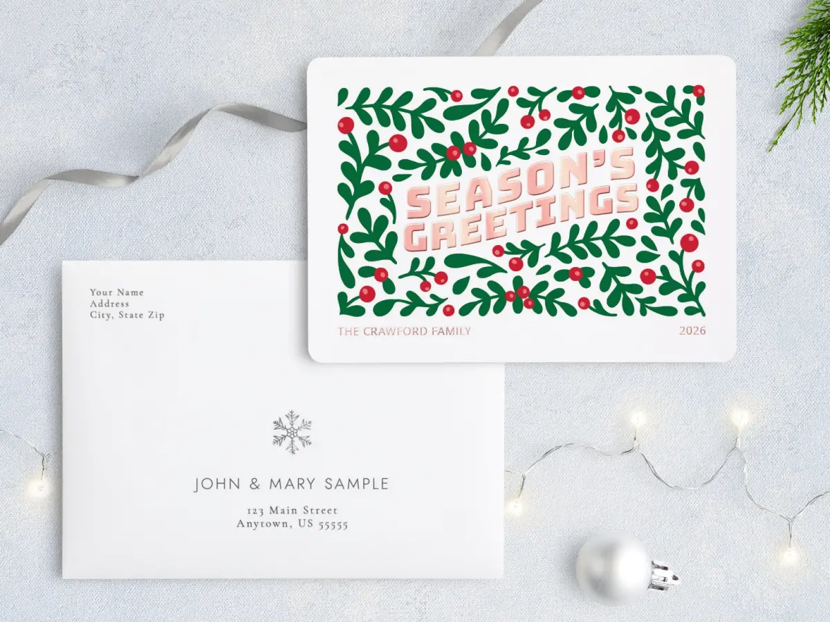 Front with Envelope Design