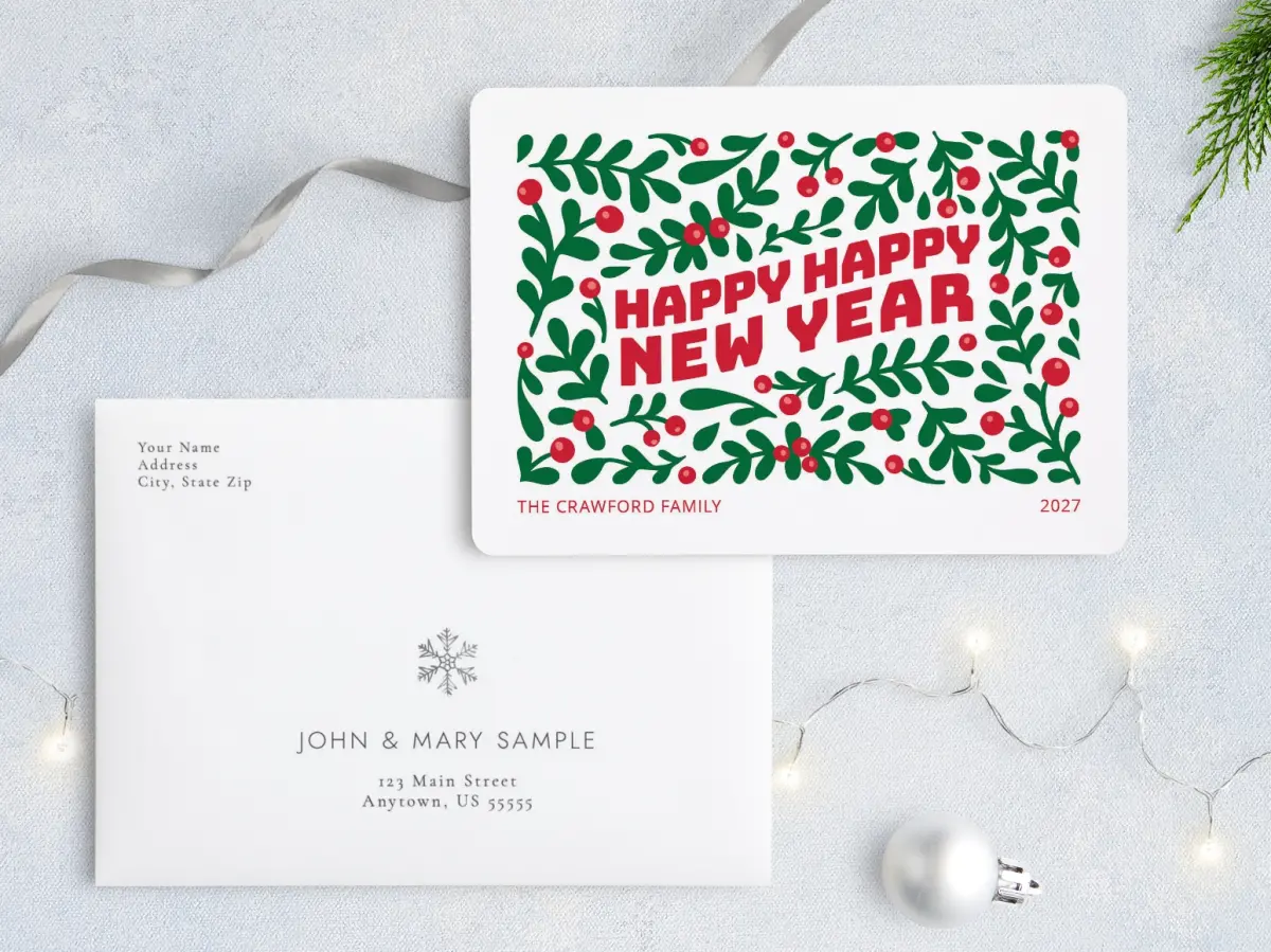 Front with Envelope Design
