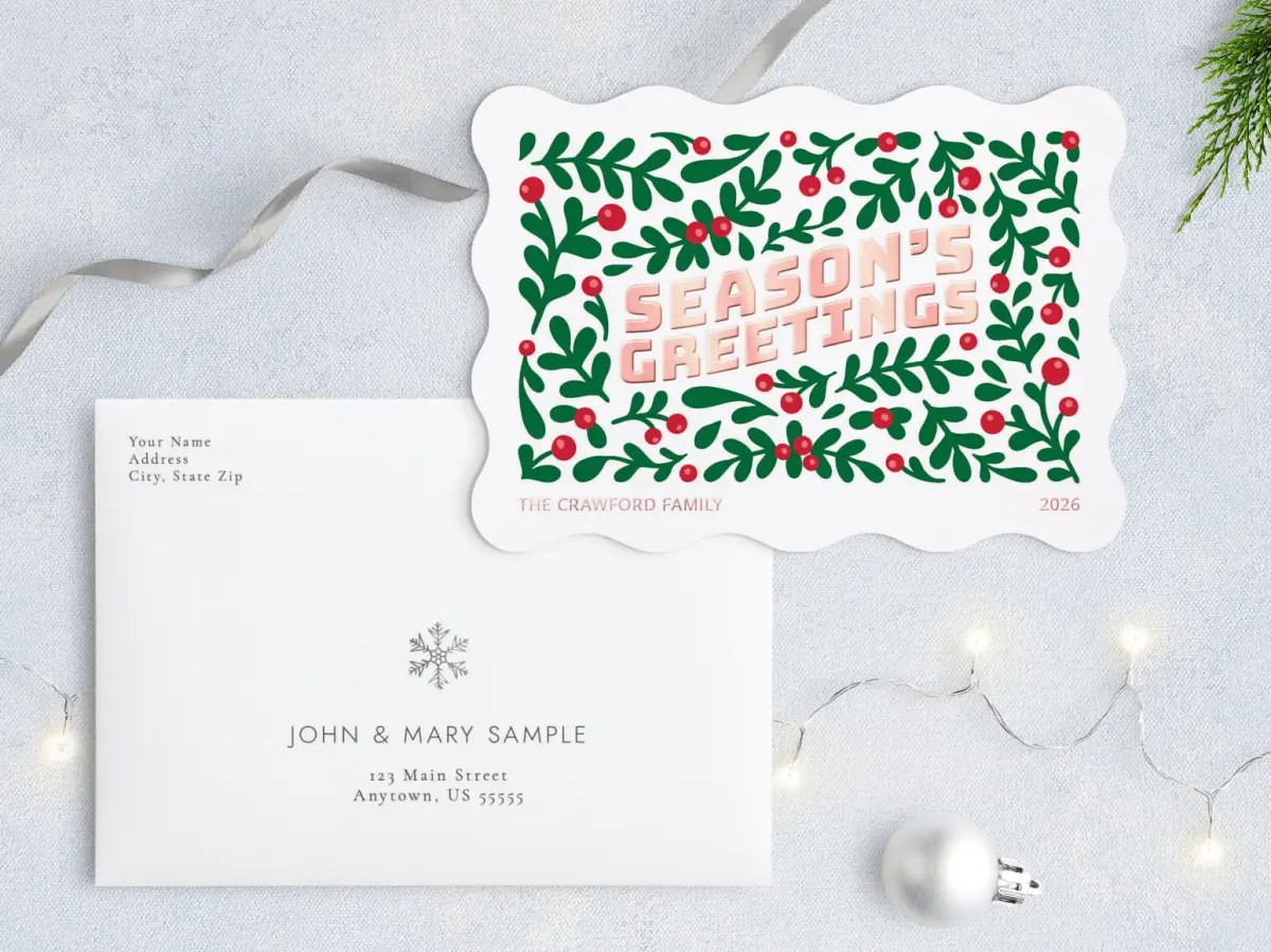 Front with Envelope Design