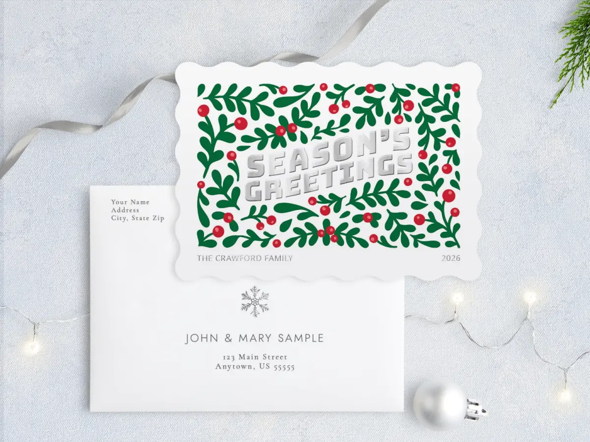 Front with Envelope Design