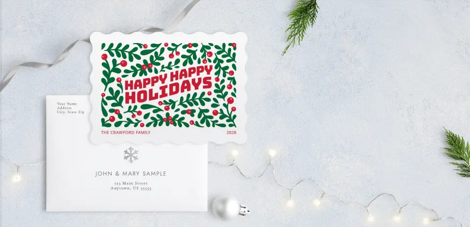 Front with Envelope Design