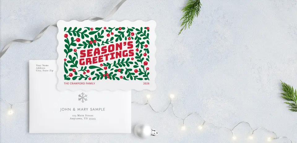 Front with Envelope Design