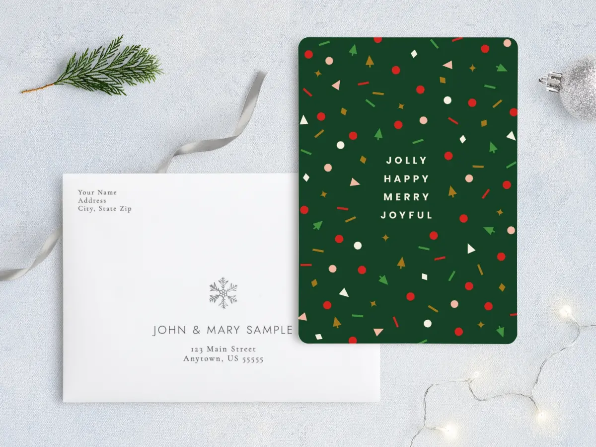 Front with Envelope Design
