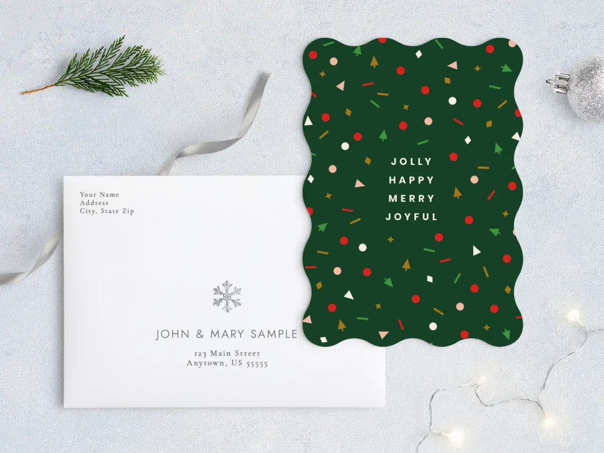 Front with Envelope Design