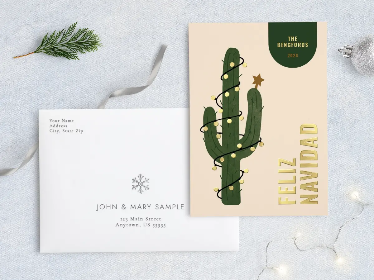 Front with Envelope Design