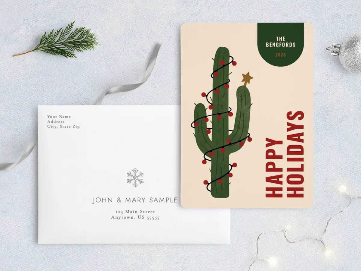 Front with Envelope Design