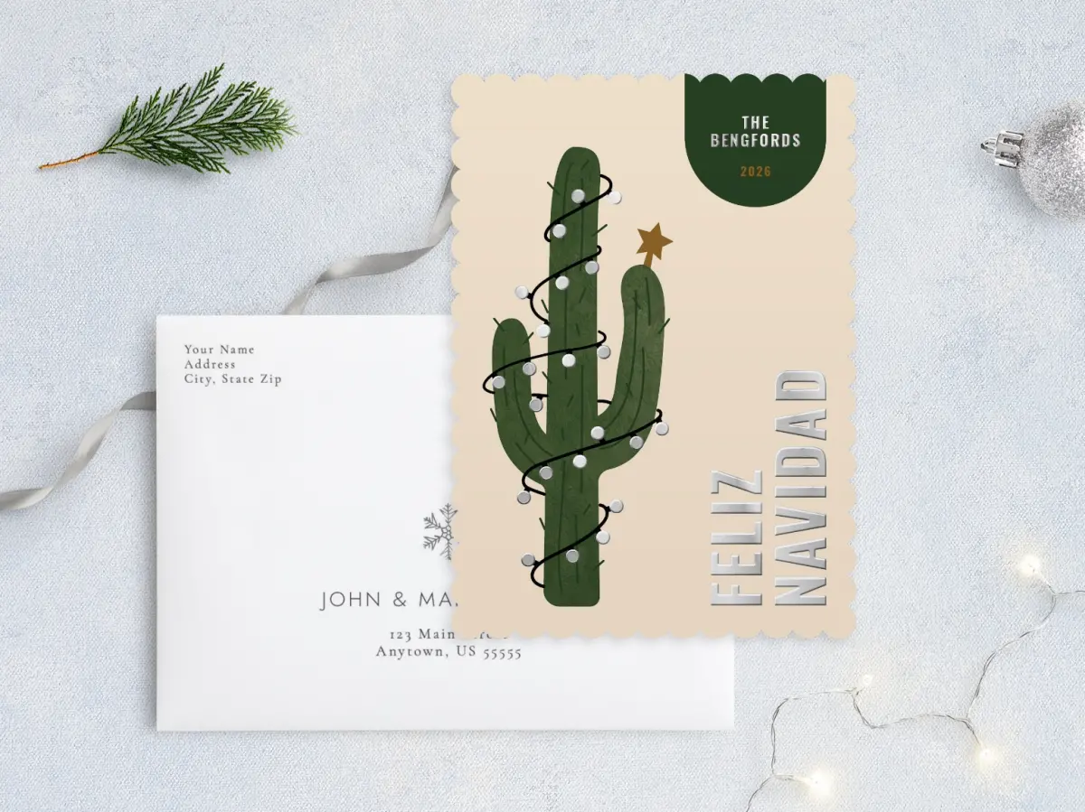 Front with Envelope Design