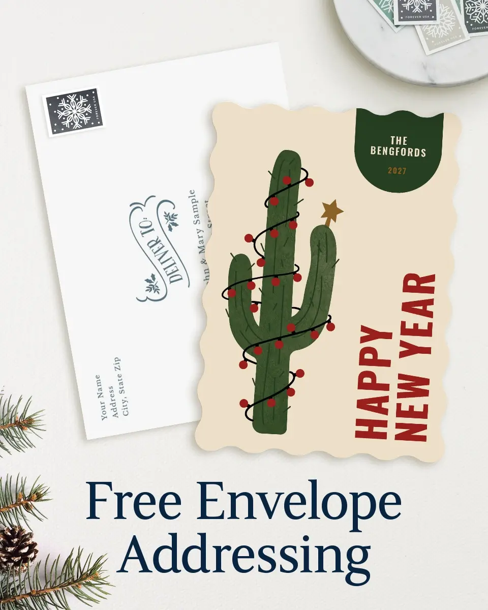 Wavy Christmas Cards