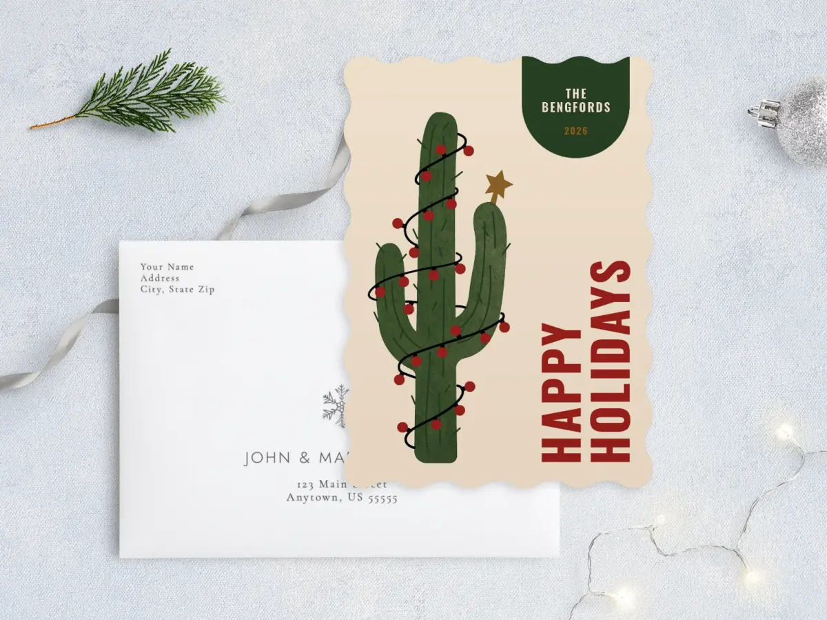 Front with Envelope Design